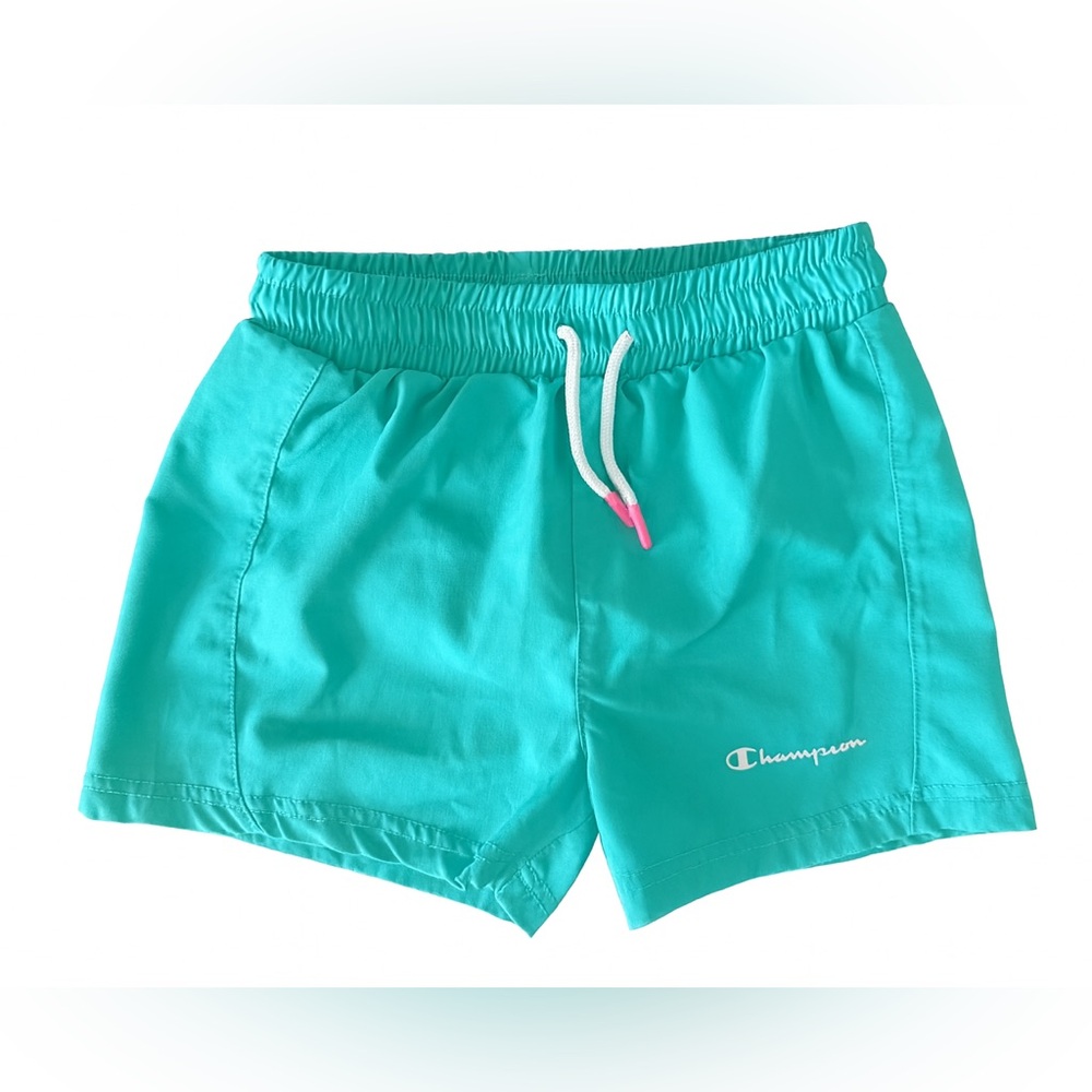Champion Girls Athletic Shorts Teal Size 7/8
